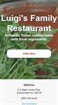 Mobile Screenshot of luigisfamilyrestaurant.com